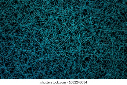 Dark BLUE vector abstract colorful background, which consist of triangles. Pattern with colored triangles on white background.