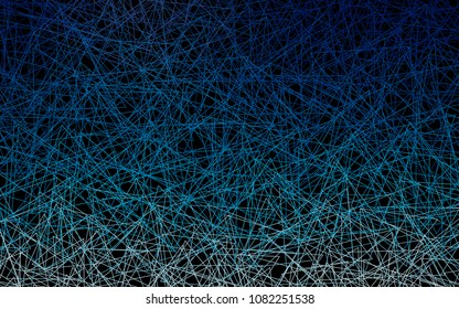 Dark BLUE vector abstract colorful background, which consist of triangles. Pattern with colored triangles on white background.