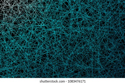 Dark BLUE vector abstract colorful background, which consist of triangles. Pattern with colored triangles on white background.
