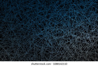 Dark BLUE vector abstract colorful background, which consist of triangles. Pattern with colored triangles on white background.