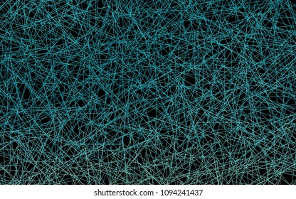 Dark BLUE vector abstract colorful background, which consist of triangles. Pattern with colored triangles on white background.
