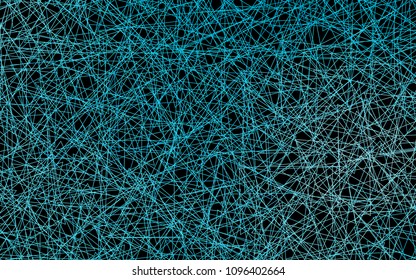 Dark BLUE vector abstract colorful background, which consist of triangles. Pattern with colored triangles on white background.