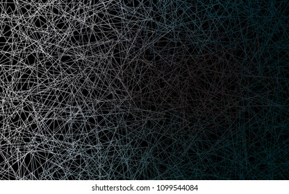 Dark BLUE vector abstract colorful background, which consist of triangles. Pattern with colored triangles on white background.