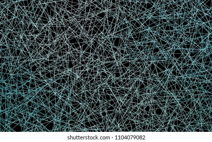 Dark BLUE vector abstract colorful background, which consist of triangles. Pattern with colored triangles on white background.