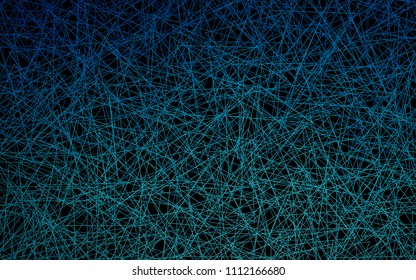 Dark BLUE vector abstract colorful background, which consist of triangles. Pattern with colored triangles on white background.