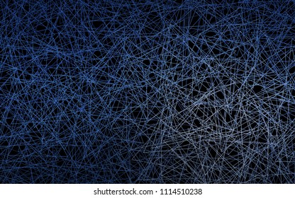 Dark BLUE vector abstract colorful background, which consist of triangles. Pattern with colored triangles on white background.