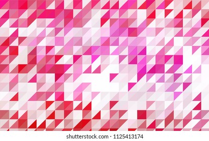 Dark BLUE vector abstract colorful background, which consist of triangles. Pattern with colored triangles on white background.