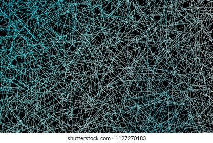 Dark BLUE vector abstract colorful background, which consist of triangles. Pattern with colored triangles on white background.