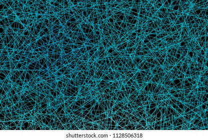 Dark BLUE vector abstract colorful background, which consist of triangles. Pattern with colored triangles on white background.