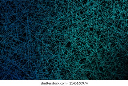 Dark BLUE vector abstract colorful background, which consist of triangles. Pattern with colored triangles on white background.