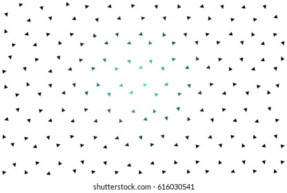 DARK BLUE vector abstract colorful background, which consist of triangles. Pattern with colored triangles on white background.
