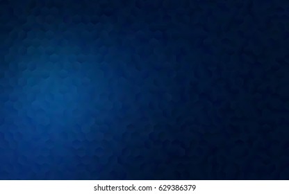 Dark blue vector abstract colorful background, which consist of triangles. Pattern with colored triangles on white background.