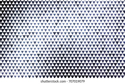 Dark BLUE vector abstract colorful background, which consist of triangles. Pattern with colored triangles on white background.