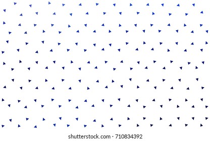 DARK BLUE vector abstract colorful background, which consist of triangles. Pattern with colored triangles on white background.
