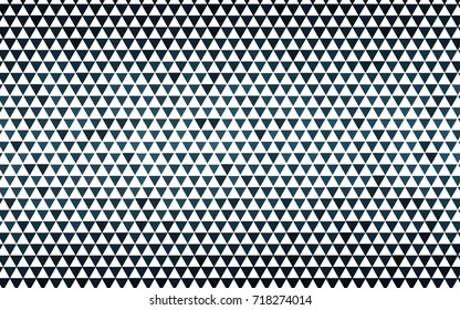 Dark BLUE vector abstract colorful background, which consist of triangles. Pattern with colored triangles on white background.