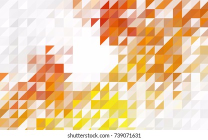 Dark BLUE vector abstract colorful background, which consist of triangles. Pattern with colored triangles on white background.