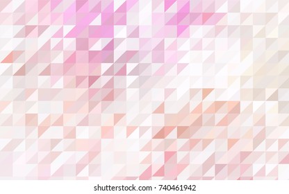 Dark BLUE vector abstract colorful background, which consist of triangles. Pattern with colored triangles on white background.