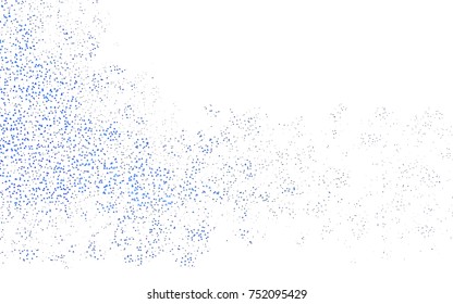 Dark BLUE vector abstract colorful background, which consist of triangles. Pattern with colored triangles on white background.