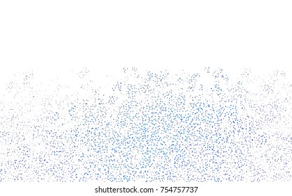 Dark BLUE vector abstract colorful background, which consist of triangles. Pattern with colored triangles on white background.