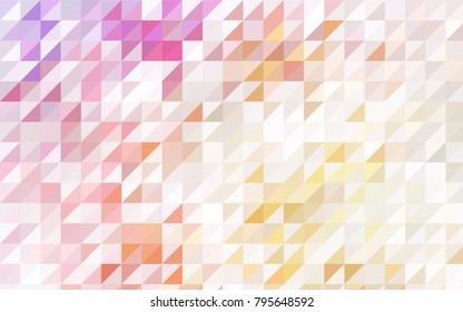 Dark BLUE vector abstract colorful background, which consist of triangles. Pattern with colored triangles on white background.
