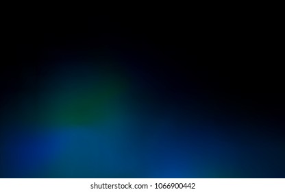Dark BLUE vector abstract cover. A completely new color illustration in a vague style. The template can be used as a background of a cell phone.