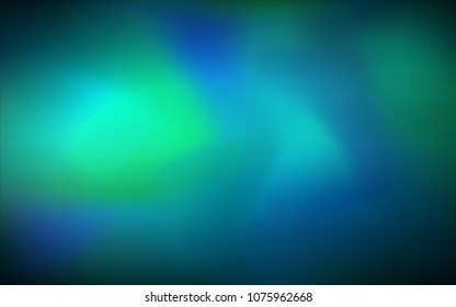 Dark BLUE vector abstract cover. Brand-new colored illustration in blurry style with gradient. The template can be used as a background of a cell phone.