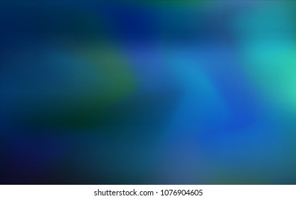 Dark BLUE vector abstract cover. A completely new color illustration in a vague style. The best blurred design for your business.