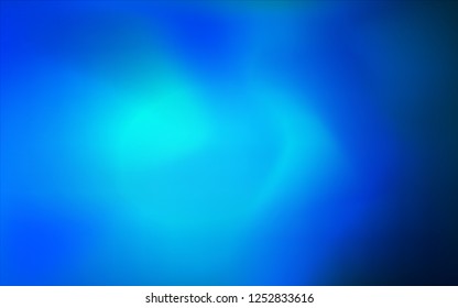 Dark BLUE vector abstract cover. Shining colored illustration in a brand-new style. The blurred design can be used for your web site.