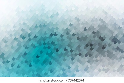 Dark blue vector abstract curved pattern. Creative geometric illustration in Origami style with gradient. The polygonal design can be used for your web site.