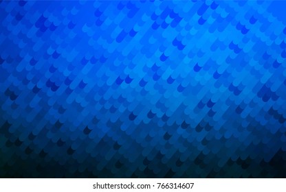 Dark BLUE vector abstract curved template. An elegant bright illustration with gradient. A new texture for your design.