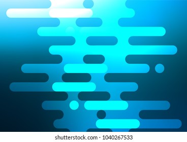 Dark BLUE vector abstract doodle texture. A vague abstract illustration with doodles in Indian style. The elegant pattern can be used as a part of a brand book.