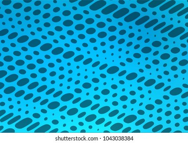 Dark BLUE vector abstract doodle background. Geometric doodle illustration in Origami style with gradient. Hand painted design for web, leaflet, textile.