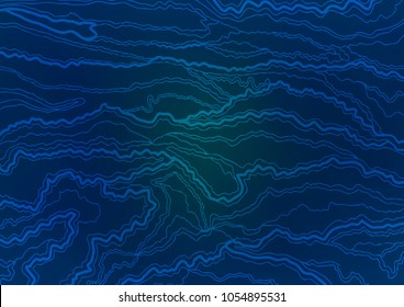 Dark BLUE vector abstract doodle pattern. A completely new color illustration in doodle style. The pattern can be used for coloring books and pages for kids.
