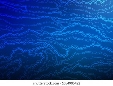 Dark BLUE vector abstract doodle texture. Sketchy hand drawn doodles on blurred background. The pattern can be used for wallpapers and coloring books.