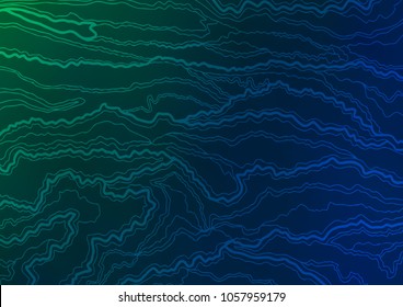 Dark BLUE vector abstract doodle texture. Blurred decorative design in Indian style with Zen tangles. Brand-new style for your business design.