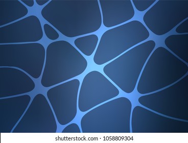 Dark BLUE vector abstract doodle texture. Decorative shining illustration with doodles on abstract template. The template can be used as a background for cell phones.