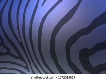 Dark BLUE vector abstract doodle stripe pattern. Creative illustration with doodles and Zen tangles. Hand painted design for web, wrapping, wallpaper.