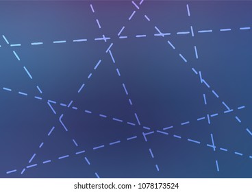 Dark BLUE vector abstract doodle background. Modern geometrical abstract illustration with doodles. The elegant pattern can be used as a part of a brand book.