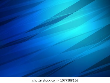 Dark BLUE vector abstract doodle pattern. An elegant bright illustration with lines in Natural style. The template can be used as a background for cell phones.