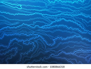 Dark BLUE vector abstract doodle pattern. Modern geometrical abstract illustration with doodles. The pattern can be used for wallpapers and coloring books.