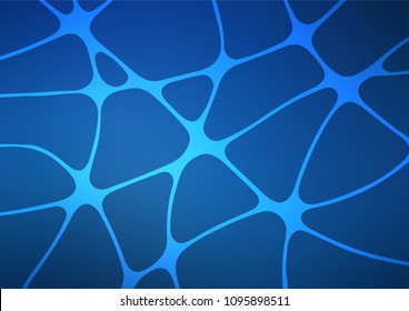 Dark BLUE vector abstract doodle background. Doodles on blurred abstract background with gradient. Brand-new style for your business design.