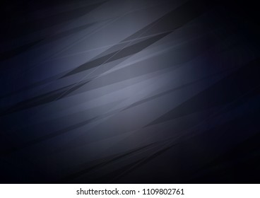 Dark BLUE vector abstract doodle texture. Ethnic elegant natural pattern with gradient. A completely new template for your business design.