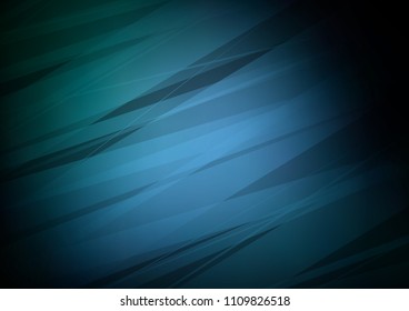 Dark BLUE vector abstract doodle background. Colorful illustration in abstract style with doodles and Zen tangles. The best blurred design for your business.