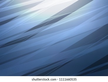 Dark BLUE vector abstract doodle texture. Creative illustration in blurred style with doodles and Zen tangles. A new texture for your design.