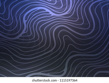 Dark BLUE vector abstract doodle texture. Sketchy hand drawn doodles on blurred background. Hand painted design for web, wrapping, wallpaper.