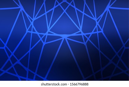 Dark BLUE vector abstract doodle wallpaper. An elegant bright illustration with lines drawn by child in Natural style. The doodle design can be used for your web site.