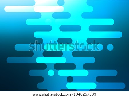 Dark BLUE vector abstract doodle texture. A vague abstract illustration with doodles in Indian style. The elegant pattern can be used as a part of a brand book.