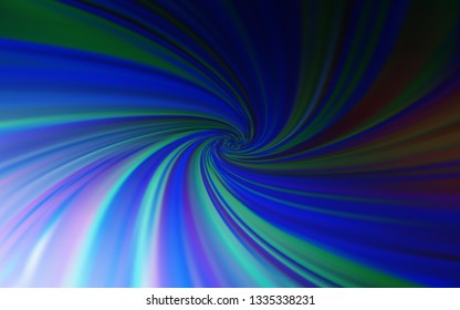 Dark BLUE vector abstract layout. Creative illustration in halftone style with gradient. Blurred design for your web site.