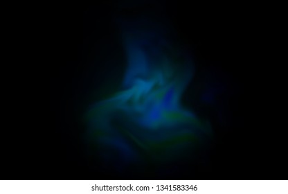 Dark BLUE vector abstract layout. Glitter abstract illustration with gradient design. The best blurred design for your business.