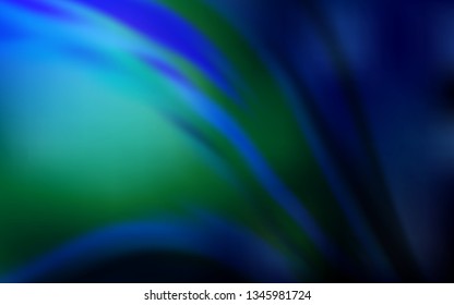 Dark BLUE vector abstract layout. New colored illustration in blur style with gradient. Blurred design for your web site.